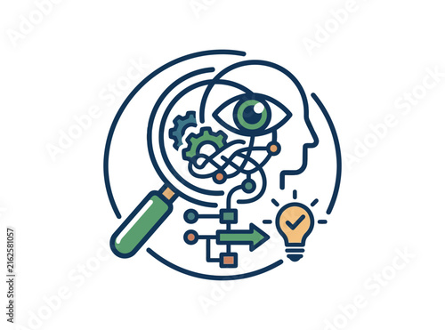 Analytical Insight Concept Vector Illustration