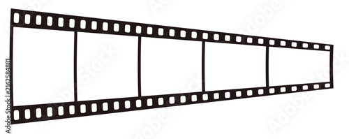 Foto Film Strip Frame In Perspective