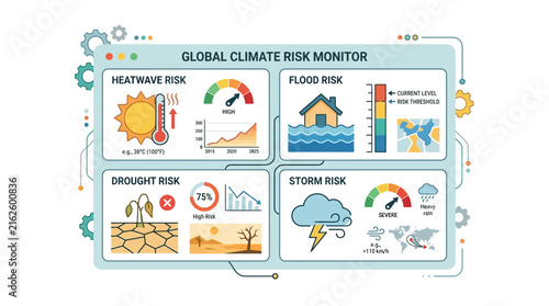 Global Climate Risk Monitor Infographic
