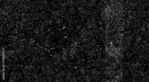 Grunge texture overlay, distressed black and white background with dust, scratches, and noise grain effect for vintage photography and design projects