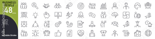 Foto Business People icon set
