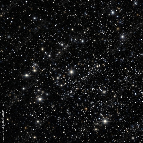Deep space star field background. Dense collection of distant stars in black sky. High contrast celestial backdrop for astronomy, science, and space research designs.