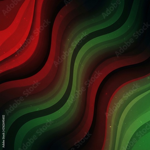 Crimson & Emerald Flow