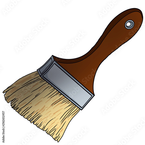 paint brush vector illustration