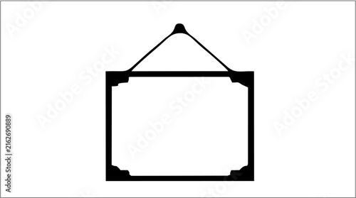Vintage Hanging Decorative Label Frame