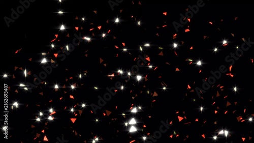 Dynamic party popper confetti animation featuring colorful paper pieces exploding outward, realistic falling movement and seamless alpha channel isolation for festive motion graphics in ultra HD 4K