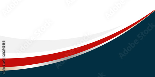 Modern Wavy Curve Frame Background with Copy Space for Marketing Banner