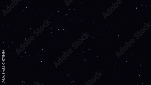 Abstract digital motion background featuring neon light streaks flying across dark space with cinematic energy effects.