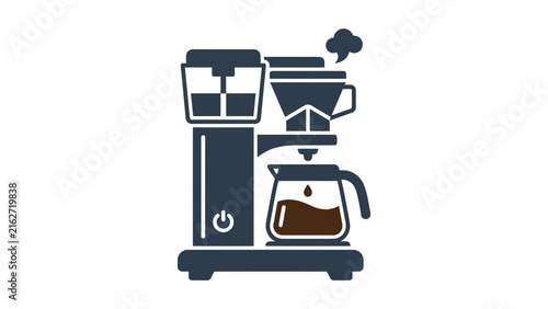 Drip Coffee Maker Vector Icon
