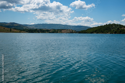 View of Vrba lake, Bosnia and Herzegovina. Beautiful view of nature. Nobody.