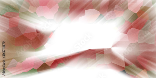 Abstract geometric paper shapes creating a soft and dreamy composition