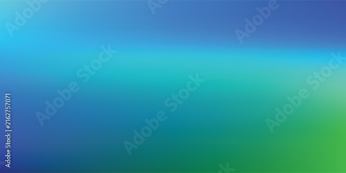 Soft Blurred Teal Blue and Green Gradient Background with Copy Space