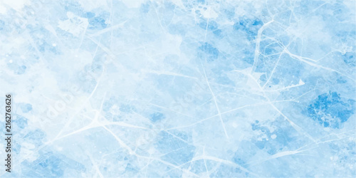 Frosty Natural Pattern on Window with Blue Ice Texture, Winter Snow Crystal Surface, Cold Grunge Wallpaper Background, and Abstract Nature Inspired Design
