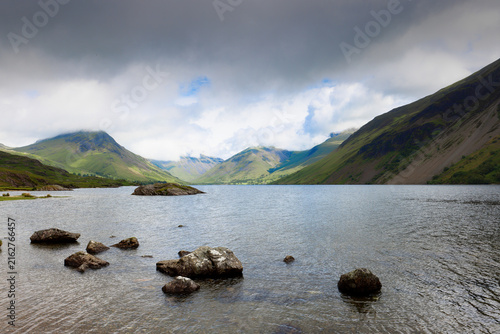 Wastwater in Wasdale in the English Lake District of Cumbria England UK