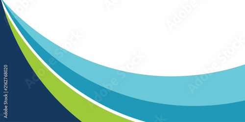 Vibrant multi-color abstract background with curved wave patterns