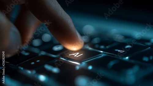 Typing on a Laptop Keyboard for Business, Communication, Internet, and Technology Work in a Close-Up Office Setting