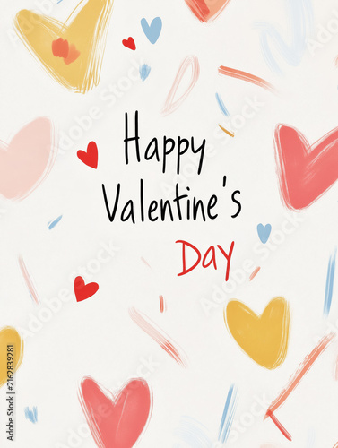 Happy Valentine's Day  - Greeting card