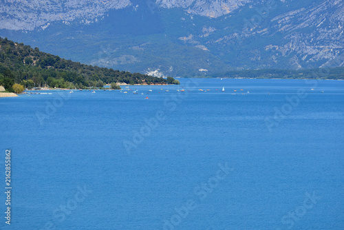 The lake of Sainte-Croix, France