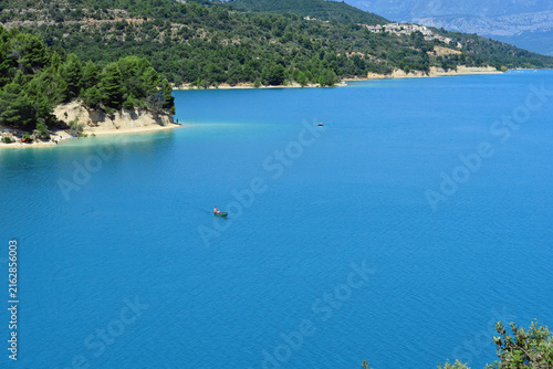 The lake of Sainte-Croix, France