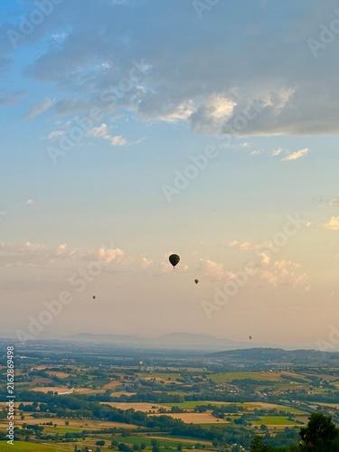 Bild auf Leinwand hot air balloon