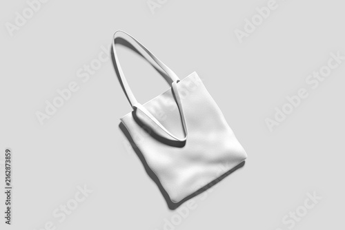 blank tote bag mockup -3d illustration