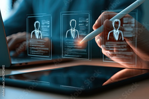 Digital Recruitment Process - Candidate Selection and HR Technology.