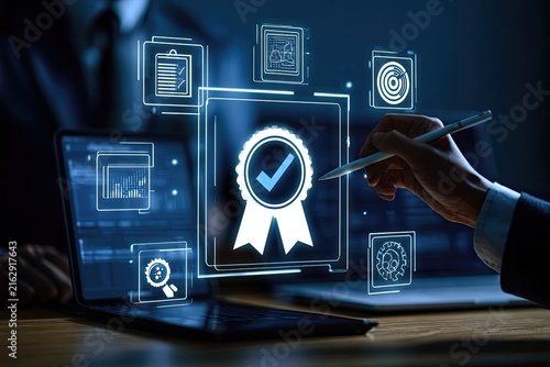 Digital Quality Assurance and Certification Process Visualization.