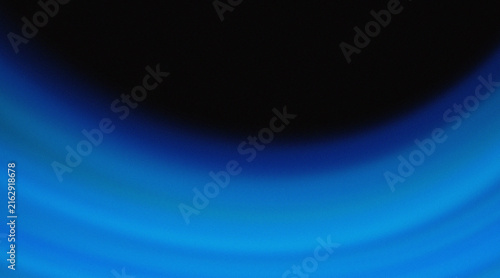 Abstract Blue Neon Glow Curves on Dark Background