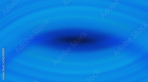 Abstract Blue Neon Glow Curves on Dark Background