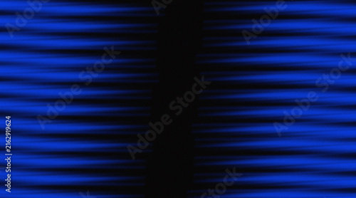 Abstract Horizontal Blue Striped Pattern Background