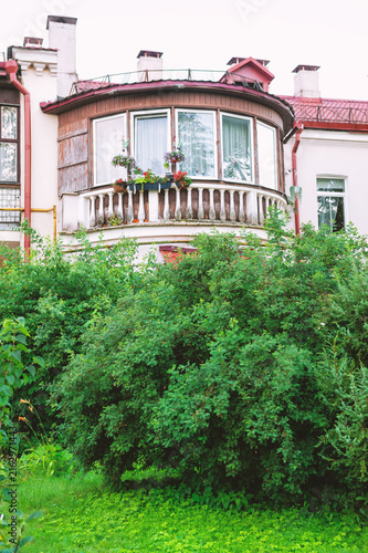 Historic house with an elegant bay