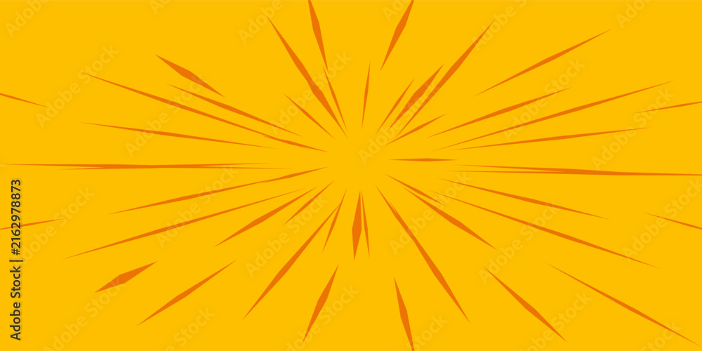 Obraz premium yellow zoom comic cartoon light background