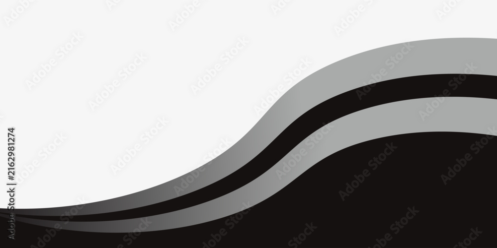 Naklejka premium Abstract black-white background with metallic line