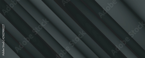 Black abstract background. Elegant dark diagonal shape elements. Modern luxury grey gradient graphic design.