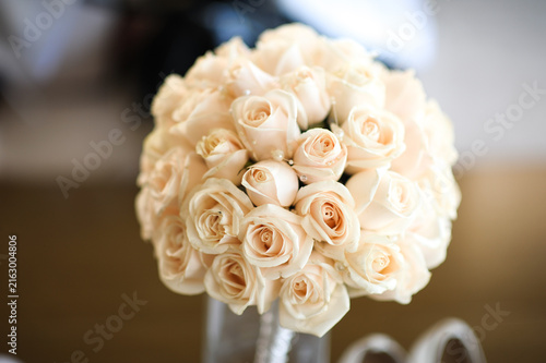 Картината върху платно A bridal bouquet for a wedding
