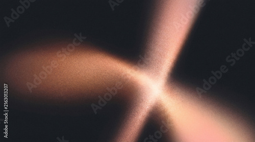 Two Intersecting Light Beams On Dark Textured Background With Warm Cinematic Glow