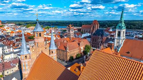 Obraz na plátne View of Torun in Kuyavian-Pomeranian Voivodeship, Poland