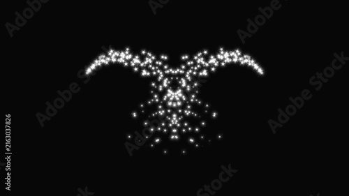 Luxury white glitter sparkles line trail, magic sparkles line stars, fairy dust wand path, christmas twinkling stars overlay, glitter star particles burst, shiny shimmer line, black screen 4k video