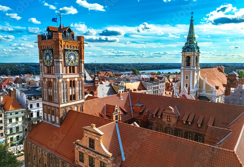 Foto View of Torun in Kuyavian-Pomeranian Voivodeship, Poland