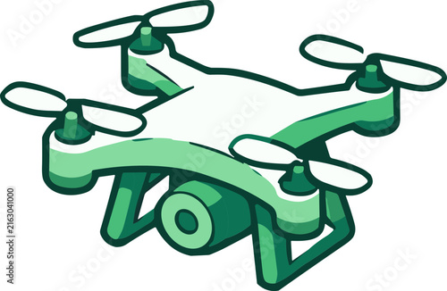 Modern Quadcopter Drone Icon