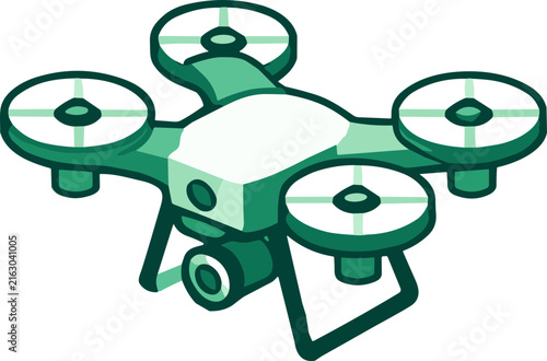 Modern Drone Illustration