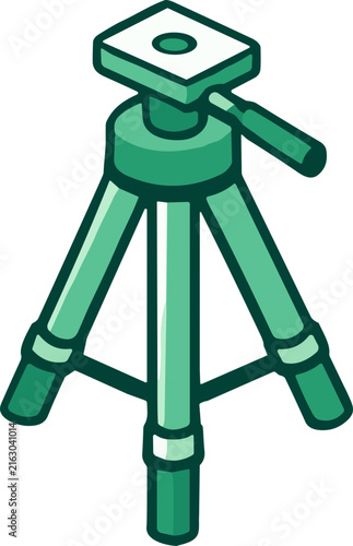 Green Tripod Illustration