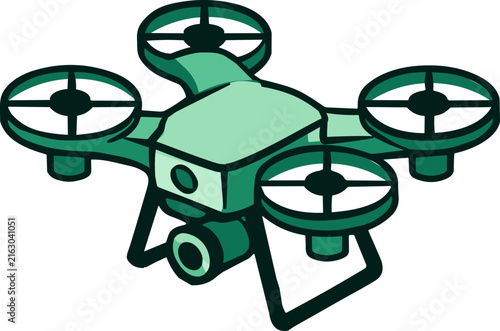 Quadrotor Drone Illustration