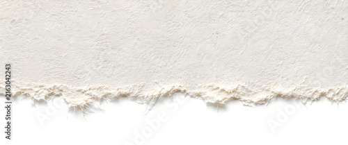 Close-up of textured frayed fabric edge