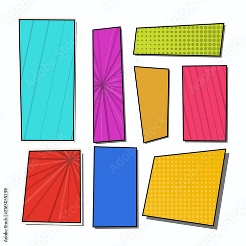 Comic Background vector 