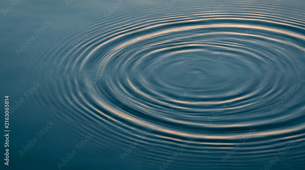 Fototapeta premium Serene Ripples Calm Water Dawn