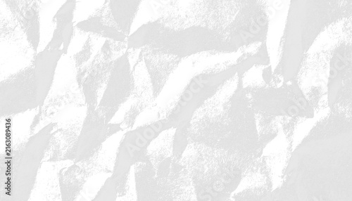 Shiny White Crumpled Paper Texture Background Overlay. PNG