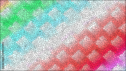 Colorful abstract geometric pattern seamless vector design