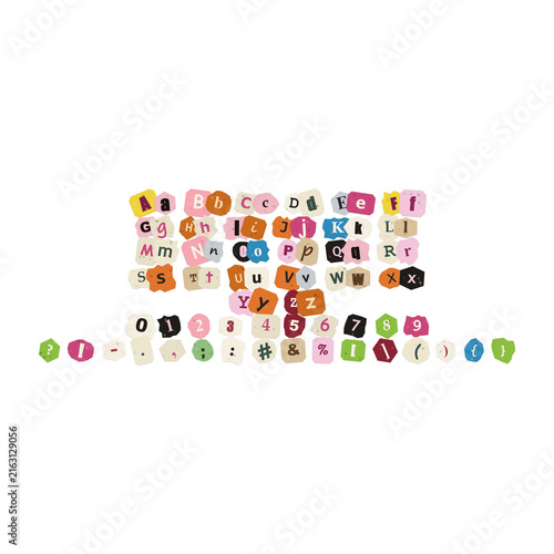 Colorful cartoon school supplies and stationery icons set