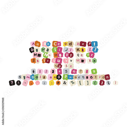 Colorful cartoon people icons in different activities and poses